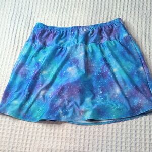 Galaxy Print Women's Running Skirt